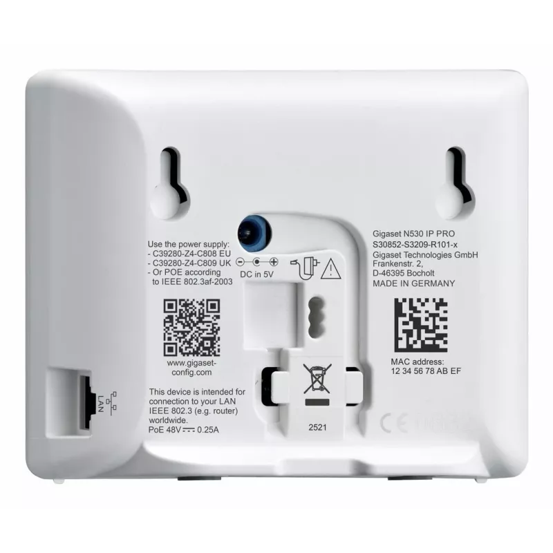 Gigaset N530 IP PRO + S700H PRO DECT tālrunis ar zvanītāja ID, antracīts