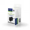 EnerGenie EG-MC-008 Barošanas adapteris/invertors iekštelpām 12 W Melns
