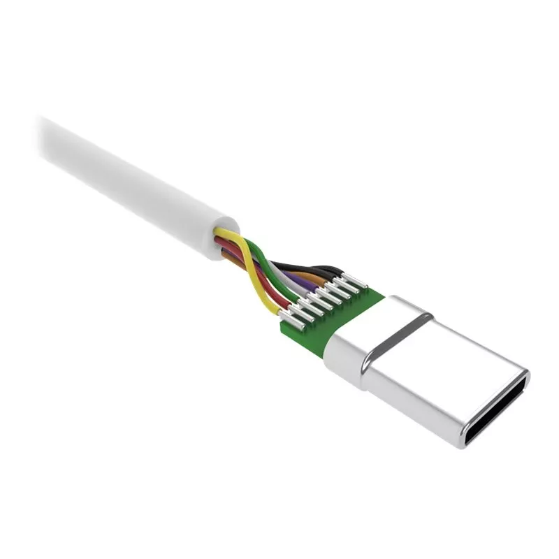USB kabelis Silicon Power Boost Link PVC LK10AC 1m USB A USB C Balts