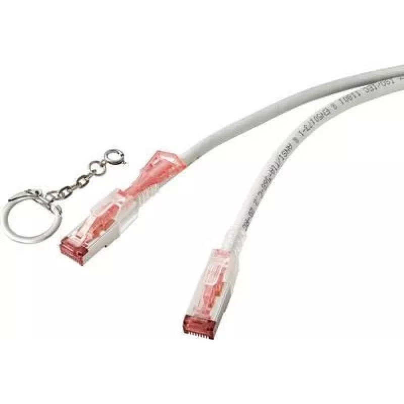 Renkforce RF-4533114 tīkla kabelis pelēks 1 m Cat6a S/FTP (S-STP)