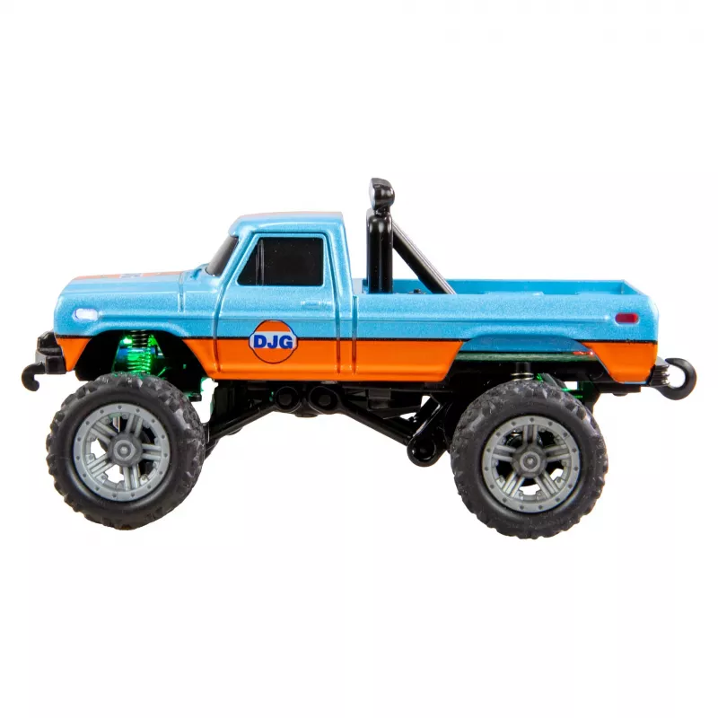Radio vadāms Amewi Monster Truck DieCast 1:64 RTR, zili oranžs