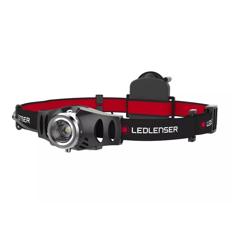 Galvas lukturītis Led Lenser H3.2 Melns Sarkans