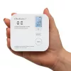 Oglekļa monoksīda sensors QOLTEC 52577 — ar baterijām darbināma signalizācija, 85 dB skaņas līmenis