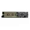 SSD korpuss DeLOCK 42620 ārējais korpuss M.2 NVME PCIe SSD ar USB Type-C ligzdu, caurspīdīgs