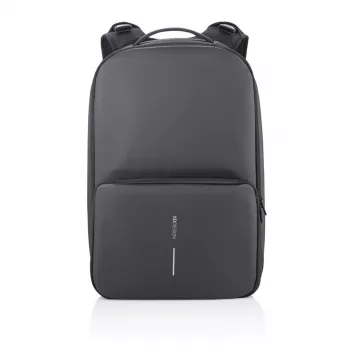 Mugursoma XDDESIGN FLEX GYM BAG — 24 L, piemērota 15,6 collu / 39,6 cm planšetei / piezīmjdatoram, polsterētas regulējamas plecu siksnas, melna