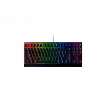 Mehāniskā spēļu tastatūra Razer MelnsWidow V3 Tenkeyless — vadu, RGB LED apgaismojums