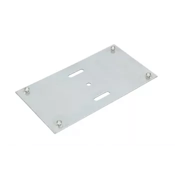 Montāžas plāksne ar sašaurinātu atstarpi 16 dzīslu optiskās šķiedras termināļa kārbai, Extralink, nerūsējošais tērauds, kronšteina adapteris, 5 kg
