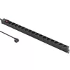 Qoltec Alumīnija PDU RACK | 16A | 16 x Schuko | Vertikāls | 1.8m