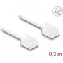 Tīkla kabelis DeLOCK RJ45 Cat.6 UTP 0.3m Balti