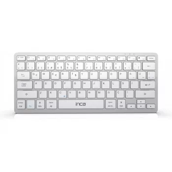 INCA klaviatūra IBK-565BT BT 5.0, viedā, akumulators 150 st., 8–10 m, sudraba