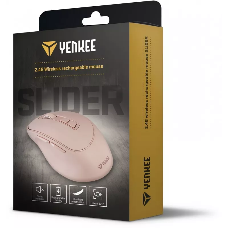 Bezvadu pele YENKEE YMS 2080PK SLIDER 2.4GHz
