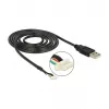 USB 2.0 A vīr. / 5 kontaktu V5 1,5 m kameras kabelis DeLOCK 95985