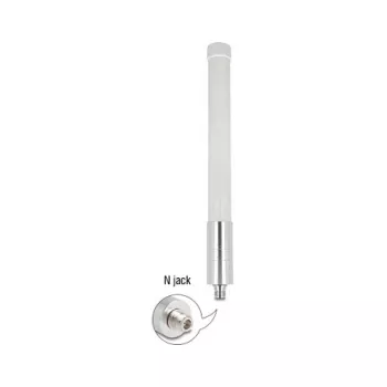 Daudzvirzienu 4G antena DELOCK 12653 — masta stiprinājums, balta