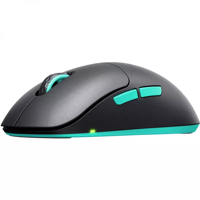 Xtrfy M8 vadu/bezvadu spēļu pele 400-26000 CPI zema priekšdaļa īpaši viegla unikāla (M8W-Melns)