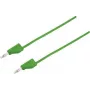VOLTCRAFT pārbaudes vads [4 mm spraudnis - 4 mm spraudnis] 0,75 m zaļš MSB-300 (MSB-300-0.75-GR)