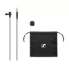Lavalier mikrofons Sennheiser XS LAV MOBILE, pievienojams ar klipsi, kondensatora, visvirziena, 2 m kabelis, 3,5 mm, 50–18000 Hz, 19 g, melns