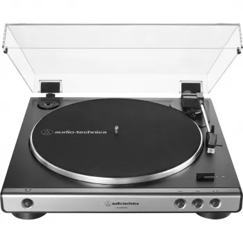 Audio Technica Unisex at-LP60XUSB pilnībā automātisks siksnas piedziņas atskaņotājs analogs un USB melnā krāsā