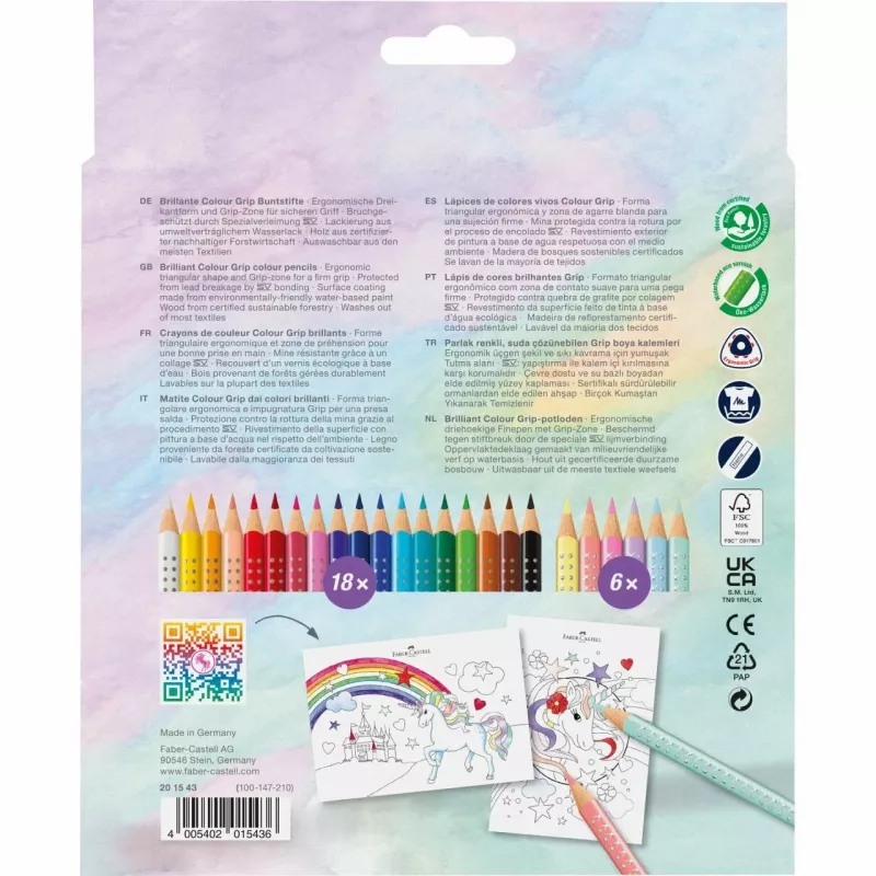 Akvareļu zīmuļi Faber-Castell 201543