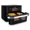 Karstā gaisa fritieris Tristar FR-9078 Double 10 L, 2800 W, skārienjūtīga vadība, LCD, melns/nerūsējošais tērauds