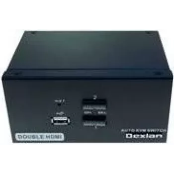 KVM slēdzis Dexlan 061092, 2 portu HDMI, 1 vietējais lietotājs