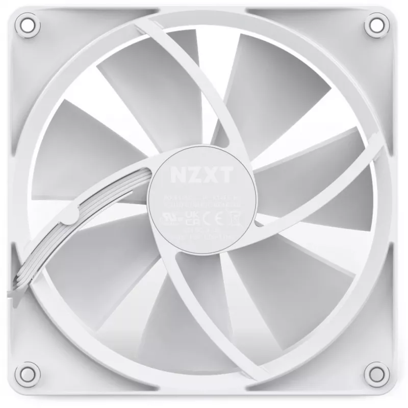 NZXT F140 RGB 140mm baltais viens ventilators