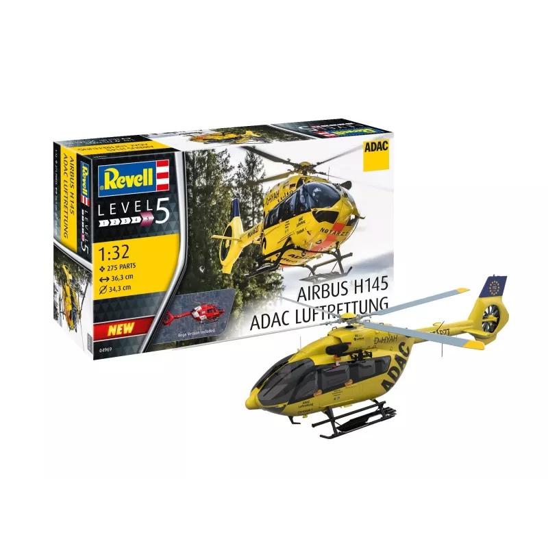 Plastmasas modelis H145 ADAC/REGA 1/32
