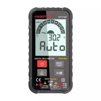 Patiesā RMS digitālais universālais multimetrs Habotest HT112B