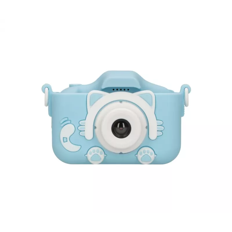 Bērnu digitālā kamera Extralink H27 Single Blue — 1080P 30 kadri/s, 2,0 collu ekrāns