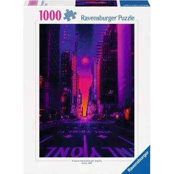 Puzle Ravensburger New York in Neon, 1000 gab., pieaugušo puzle