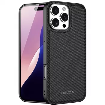 StyleShell Nylo, telefona maciņš melns, iPhone 16 Pro Max