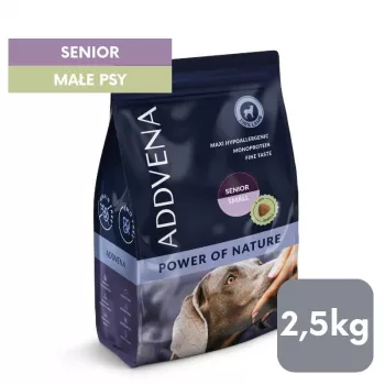 ADDVENA Power of Nature Senior Small Lamb - sausā suņu barība - 2,5 kg