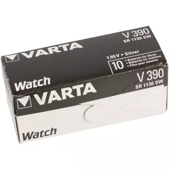 VARTA Sudraba-oksīda pulksteņa baterija, V390 (SR54), 1,55 V, 80 mAh (00390 101 401)