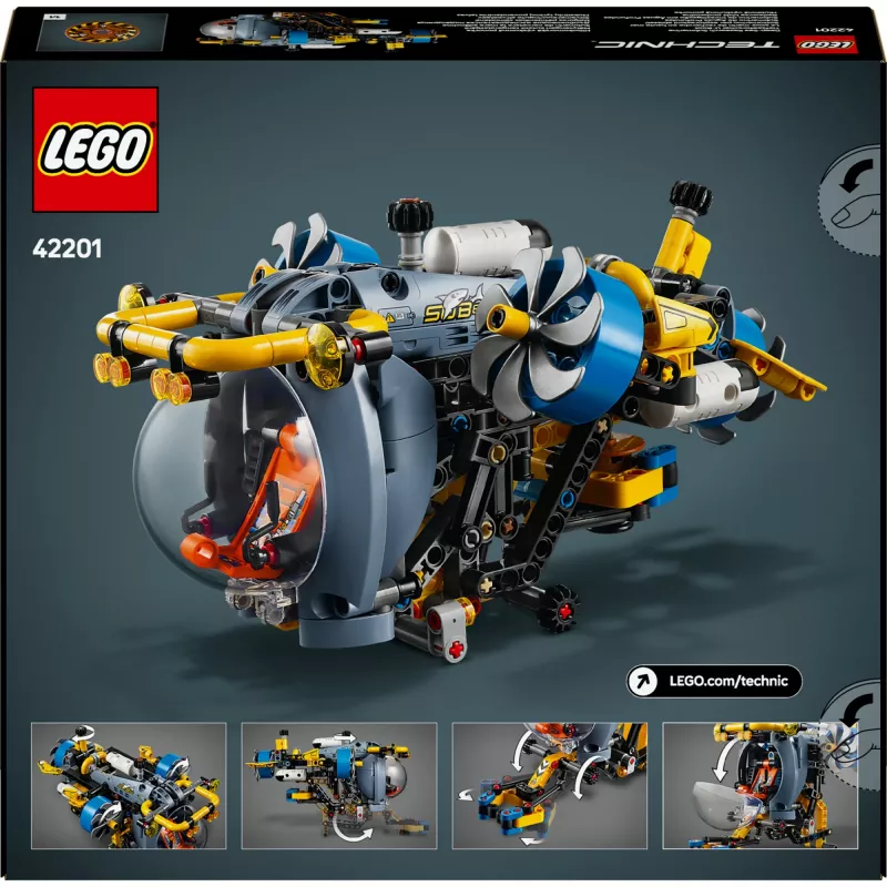 LEGO TECHNIC 42201 Dziļjūras pētniecības zemūdene