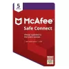 McAfee Safe Connect VPN 5 ierīcēm, 1 gada atslēga