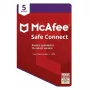 McAfee Safe Connect VPN 5 ierīcēm, 1 gada atslēga