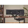 Monitora roka up up Ekonomiskais Interaktīvais Līdzsvara Divkāršais Monitora Roka Matēta Melna VESA 75x75/100x100