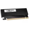 M.2 PCIe x4 adapteris ar dzesētāju SILVERSTONE SST-ECM23 — M.2 NVMe uz PCIe x4 (ar aktīvo dzesēšanu)
