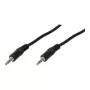 LogiLink CA1048 Jack audio savienojuma kabelis 0,20 m melns (matēts)