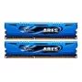 DIMM 16 GB DDR3-2133 (2x 8 GB) Dual-Kit, atmiņa zila, F3-2133C10D-16GAB, ARES