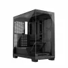 PC korpuss MODECOM Volcano Stellar NF ATX midi tornis, rūdīts stikls, melns, atbalsta ATX/mikro ATX, GPU līdz 420mm, CPU dzesētājs 175mm