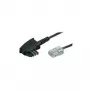 Telefona kabelis S-Impuls 70002-3 — 3 m, TAE-F uz RJ-45, melns
