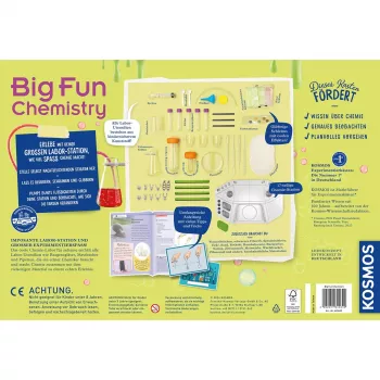 Big Fun Chemistry, Eksperimentu komplekts