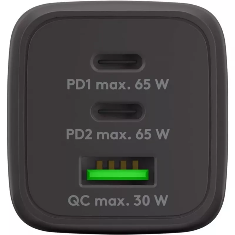 Goobay 64753 Charger for Mobile Devices Headphones - Smartphone - Tablet Melns AC Fast Charging iekštelpu (64753)