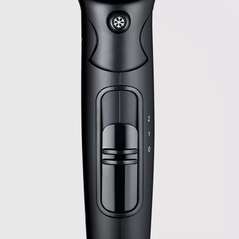 Matu žāvētājs SEVERIN HT 0159 — 1600 W, divējāds spriegums 110/220–240 V, 2 ātrumi, vēsā gaisa padeve, 1,8 m vads, melns