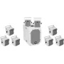 Aktīvā skaļruņu sistēma Omnitronic BOB-10A ws ar 8× BOB-4 ws (modelis 20000537)