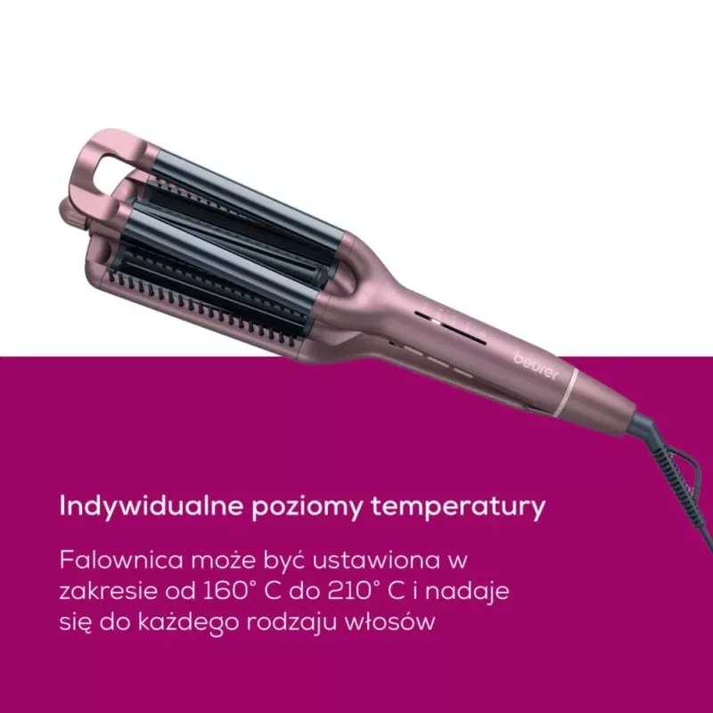 Matu ieveidotājs Beurer HT65 2-in-1 loķošanas un taisnošanas instruments, modelis HT65
