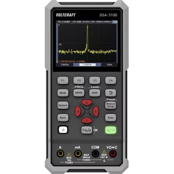 Voltcraft DSA-3100 rokas osciloskops 100 MHz 2 kanālu 500 MSa/s 8 kpts 8 bitu rokas ierīce (VC-16968915)