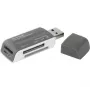 Karšu lasītājs DEFENDER ULTRA SWIFT USB 2.0 modelis 83260 — saderīgs ar SD un microSD kartēm