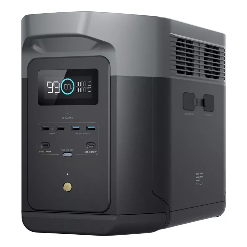 EcoFlow DELTA 2 Max pārnēsājama elektrostacija litija dzelzs fosfāta (LiFePO4) 2400 W 23 kg