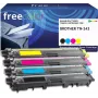 Toner Freecolor Brother TN-243 3000 lapas Melns/ciāna/fuksīna/dzeltena